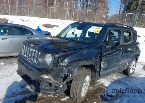 2018 Jeep Renegade Latitude 4X4 из США, поврежденный, VIN ZACCJBBB2JPH65825